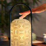 Intangible Cultural Heritage Ceramic Night Light – Ambient Mood Lamp with Rechargeable Touch Control for Bedroom, Living Room, Tea Room, and Study – Classic & New Chinese Style