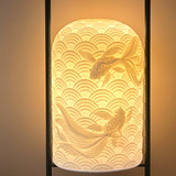 Intangible Cultural Heritage Ceramic Night Light – Ambient Mood Lamp with Rechargeable Touch Control for Bedroom, Living Room, Tea Room, and Study – Classic & New Chinese Style