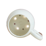 Cat-Shaped Petite Ceramic Mug with Illuminated Lid – Rechargeable Touch-Activated Light, Instagrammable Aesthetic for Students, Adorable Girly Charm & Whimsical Character